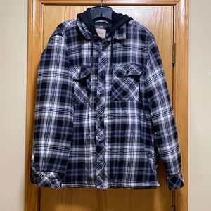 Boston Traders Men’s Flannel Hood Jacket